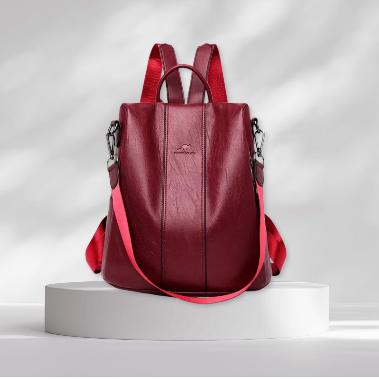 Aerosentials™ Womens Anti Theft Leather Backpack