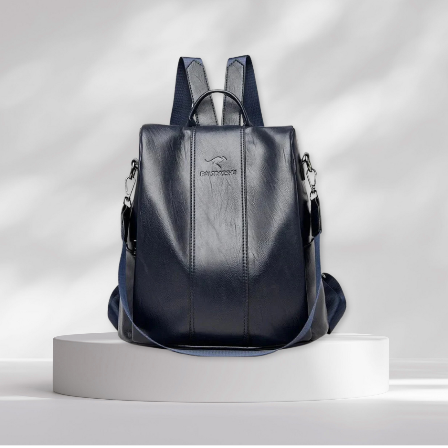 Aerosentials™ Womens Anti Theft Leather Backpack