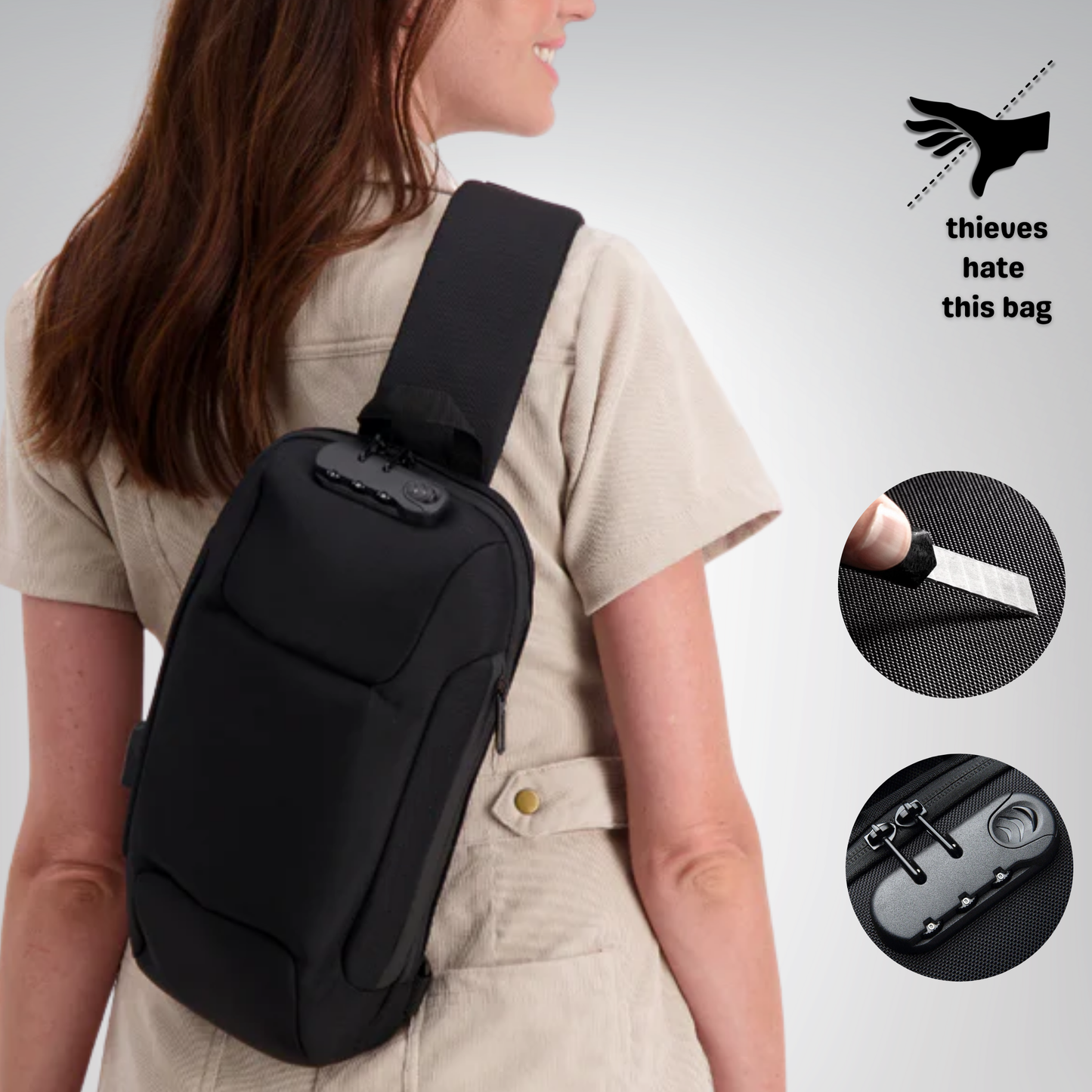 Aerosentials™ Anti Theft Charging Bag