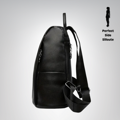 Aerosentials™ Womens Anti Theft Leather Backpack