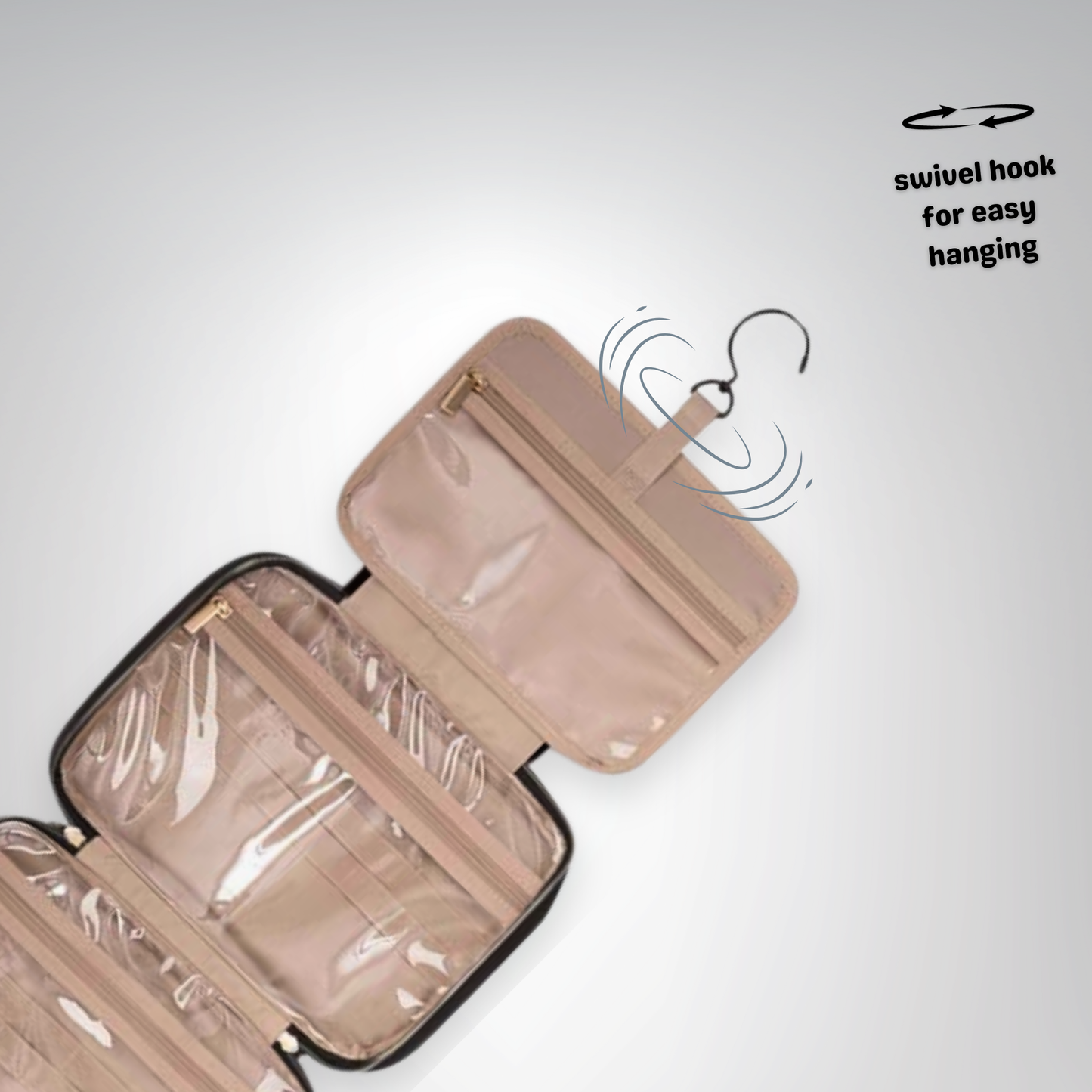 Aerosentials™ Expanding Travel Makeup Bag